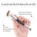 Gloray Dual Ended Makeup Brush - Premium Foundation & Concealer Brush for Blending Contouring & Concealing | Liquid Cream Powder Makeup - Buy Online on GoSupps.com