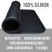 KARALUNA Basic Silicone Black Pet Feeding Mat | 60x40 cm Slip-Resistant Dog & Cat Bowl Pad - Buy Online on GoSupps.com