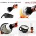 Vegan Shaving Brush with Travel Case | Anbbas 24mm Nylon Resin Handle - Amber - Eco-Friendly Shaving Accessories - Buy Online on GoSupps.com