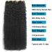 GIVLOVE Kinky Curly Clip in afro Hair Extensions Clip Ins Brazilian Remy Human Hair for Black Women Natural Color 7pieces (1b# 120g) (1b 14inch) 14inch 1b - Buy Online on GoSupps.com