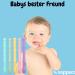 Nopperz Toothing Aid Double Pack - BPA-Free Silicone Bite Ring & Tube for Happy Babies | Colorful Teething Relief in Beige & Pink | International Shipping Available - Buy Online on GoSupps.com