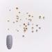 Nail Angel Metal Studs- Gold & Silver Round Studs- 1000pcs/bag (10011) - Buy Online on GoSupps.com