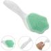 POPETPOP Face Brush Oil Cleanser for Face Facial Cleansing Brush Hard Skin Face Brush Face Cleansing Brush Face Cleaning Brush Silica Handheld Brush Green 15.3x5.2cm - Buy Online on GoSupps.com