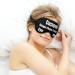 Personalized Funny Sleep Mask | Custom Design for Men, Women, and Kids | Soft Nighttime Sleeping Mask in Black - Buy Online on GoSupps.com