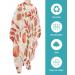 Red Orange Brown Leaves Barber Cape - Adjustable Hair Cutting Cape for All Ages - 55x63 Inch Salon Styling Accessory - Buy Online on GoSupps.com