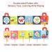 Vocheer Baby Soft Cloth Book Sensory Toy | Infant Tummy Time Mat for 0-12 Months | Dolphin Design - Buy Online on GoSupps.com