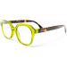 Gian Marco Venturi Women's Ferrara Reading Glasses - Green - Stylish M Size Eyewear for International Shipping - Buy Online on GoSupps.com
