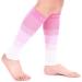 Doc Miller Calf Compression Sleeve 20-30 mmHg - Pink/White Large - Shin Splint & Varicose Vein Support - 1 Pair - Buy Online on GoSupps.com