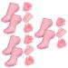 FRCOLOR Moisturizing Cover 6 Sets Spa Moisturizing Socks Essential Oil Cotton Gloves Moisturizing Gloves Overnight
