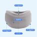 Fiveetoo Neck Support Pillow | Breathable Contour Pillow for Sleeping Travel & Office Use - Dunstgrau - Buy Online on GoSupps.com