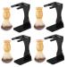 PopetPop 4 sets of razor set facial salon brush hairdresser hair removal brush jack suits for men comfortable bracket men's suits men black suits man wood shave third place