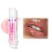 Plumping Lip Oil With Chili Extract - Fuller Lips Instantly! Ultra-Hydrating & Nourishing Glossy Finish Lip Glow Oil Lip Plumping Booster Plump Smooth and Define Your Lips Naturally (01 Pink)