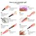 Pink Glitter Poly Gel Nail Kit with 10 Colors & 110W LED UV Lamp | Poly Nail Gel Kit with Slip Solution, Dehydrator & Nail Art Supplies - VE128 - Buy Online on GoSupps.com