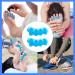 Mroobest Toe separator Toe spacers Gel Toe Separators Bunion Correctors Toe Spacers Toe Straightener Toe Stretcher Big Toe Correctors Toe Separator 4 Count (Blue) blue-1 One Size - Buy Online on GoSupps.com
