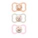 MAM Air Night & Day Baby Pacifier  for Sensitive Skin  Glows in The Dark  6-16 Months  Girl  3 Count (Pack of 1)