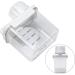 Feegow 1Pc Transparent White Laundry Detergent Dispenser Airtight Detergent Dispenser Multi-Purpose Washing Powder Dispenser Washing(1100ML) - Buy Online on GoSupps.com