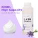 Buy Eyelash Extension Shampoo 600ml | Paraben & Sulfate Free Foaming Cleaner for Extensions & Natural Lashes - Lavender Scented - Buy Online on GoSupps.com
