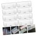 Minkissy 20-Pack Razor Storage Box - Travel-Friendly & Transparent Cases (14.7x5.7cm) | Safe & Convenient Razor Organization - Buy Online on GoSupps.com