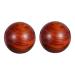 Beavorty 6 Stk carving handmade hand massage ball therapy wall wood message hand exercise balls relaxation ball for the hand relaxing massage toy rosenholz baoding health care