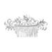 inSowni 32 Pack Silver Wedding Hair Combs & Pins Set with Rhinestone Pearls - Bridal Accessories for Women, Girls, Brides, Bridesmaids - Buy Online on GoSupps.com