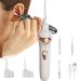 5-in-1 Electric Ear Scoop Electric Children's Ear Scoop Safety Painless Earwax Remover Cordless Vacuum Ear Wax Cleaning Tool Painless Ear Cleaning Tool for Whole Family White