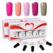 Vishine Soak Off UV LED Gel Nail Polish Multicolor Varnish Gift Set Of 5pcs X 10ml for Nail Art TX003