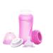 Everyday Baby Healthy+ Glass Baby Bottle 240ml with Heat Sensor - Pink - Buy Online on GoSupps.com