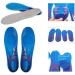 Unisex Orthotic Silicone Gel Shoes Insoles Shock Absorbing Full Length Pair of Boots & Sports Shoe Massaging Feet Shoe Inserts (Medium Size UK 6 to 8)