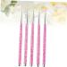 FRCOLOR 5 Piece Set Nail Art Liner Brush Polish Brush Pen Tools Nail Brush Kit Nail Polish Drawing Pen Nail Art Tools Nail Art Pen Painted Pen Pull Set Pink - Buy Online on GoSupps.com