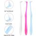 Sibba 6 Pack Tufted Brush - Soft Dental Orthodontic Toothbrush Set for Detail Cleaning - Compact Interdental Interspace Brush - Multicolor - Buy Online on GoSupps.com