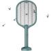 Electric Fly Swatter | 3000V Electric Indoor UV Light 2 in 1 Inhaled Photocatalyst Fly LED Lamp with 3-Layer Safety Mesh (Green) - Buy Online on GoSupps.com