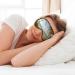 Shop Palm Trees Beach Printed Soft Eye Mask - Zero Eye Pressure Travel Blackout Eye Mask for Ultimate Sleep Comfort - Buy Online on GoSupps.com