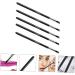 Baluue 10 Pcs Makeup Brush Makeup Eyeliner Brush Eyebrow Brush Makeup Eyeliner Wand Artificial Fiber Black - Buy Online on GoSupps.com