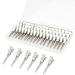 60 Pcs Metal Duck Billed Hair Clips for Women Styling Sectioning  Gingbiss 1.77 Silver Hairdressing Single Prong Curl Clips with Storge Box  Alligator Clips Hair Pins for Hair Salon  Barber  DIY