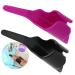 Sewing Fingerthing Pusher  Sewing Tools for Thumb Protector(Black/Purple)