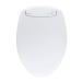 Brondell LumaWarm Heated Nightlight Toilet Seat - Fits Elongated Toilets, White Elongated White