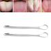 2-Piece Portable Stainless Steel Tongue Scrapers for Adults - Reusable Breath Freshener - Buy Online on GoSupps.com