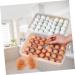 KOMBIUDA 34 Eggs Large Capacity Egg Holder Egg Crisper Grids Egg Holder Egg Container Egg Plate High Capacity - Buy Online on GoSupps.com