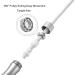 Gaoykai 1LB Weighted Jump Rope for Men and Women - Tangle-Free Skipping Rope for Muay Thai Training & Crossfit Workout - Adjustable Length - Aluminum Handles - PVC & Cotton Cord - Silver - Buy Online on GoSupps.com