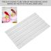 Naroote Manicure Clay Nail Tip Display Stand Non-Toxic Nail Glue for Manicure Practice Base Nail Color Board 96 Clay Grains for Home Salon - Buy Online on GoSupps.com