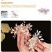 Rose Pink Pearl Hairpin Wedding Hairpin Bridal Hair Clips Accessories Everyday Headwear Thin Women Floral Hairpin For Wedding Bride Bridesmaid Party - Buy Online on GoSupps.com