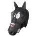 PFIFF 101013 Fly Mask Face Mask with Motif for Horses Fly Protection Full/Warmblood/L Black-White Full/Warmblood/L