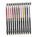 Didiseaon 12pcs Lip Liner Eyeliner Cosmetic Supplies Eyeliner Pen Long Lasting Eyeliner Makeup Pencil Long Lasting Eyebrow Pencil Makeup Tool Waterproof Eyeliner Matte Eyebrow Pencil