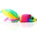 Chiwava 24PCS 5 Rattle Cat Toys with Feather Rainbow Rope - Interactive Mouse Kitten Toy - Buy Online on GoSupps.com