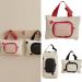 W-LOVNEST Bear Designings Stroller Hanging Wet Wipe Bag Embroidered Bear Wet Wipe Bag Easy Access Baby Essential for Outdoors Red 1 - Buy Online on GoSupps.com