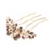 minkissy Hair Comb Hair Side Comb Rhinestone Hair Pin Bride Hair Accessories Rhinestone Hair Clips Girls Hair Accessories Hair Accessories for Women Mother Hair Piece Korean Version Metal
