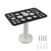 MY MIRONEY Black & White Makeup Brush Drying Rack 26 Holes Makeup Brush Holder ABS Makeup Brush Dryer Stand