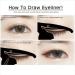 8Pcs Eyeliner Stencils for Cat Eye Winged & Smoky Eyeshadow Applicators - Quick Makeup Guide Tool - Buy Online on GoSupps.com