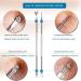 7PCS Dual Ended Blackhead & Pimple Extractor Kit - Professional Stainless Steel Acne Removal Tool for Face & Nose - Buy Online on GoSupps.com