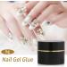 Professional Rhinestone Glue for Nails - Gem Adhesive for Crystals | Nail Art Sticker Gel Glue - Bling Decoration Tool - Buy Online on GoSupps.com